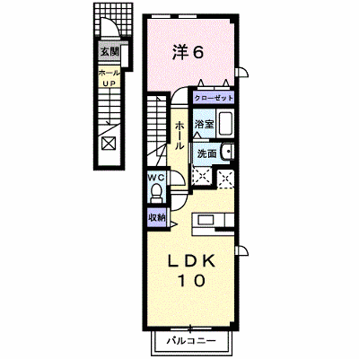 アル・デ・ジェニー 201【管理NO：1-016739401-02010】 ★家具家電は申し込み後に搬入します★ ★2026年08月下旬入居可能★の物件画像