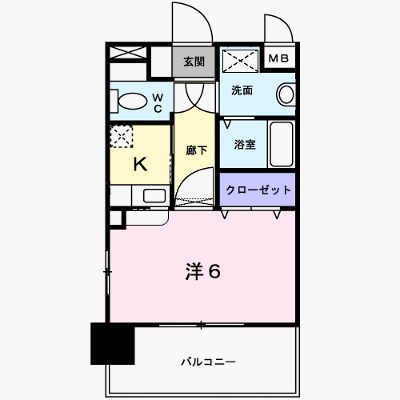 ハイネタウン箱崎 501【管理NO：1-013215501-05010】 ★家具家電は申し込み後に搬入します★ ★2026年09月上旬入居可能★の物件画像