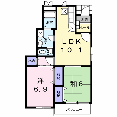 フラワータウンＢ 101【管理NO：1-007529701-01010】 ★家具家電は申し込み後に搬入します★の物件画像