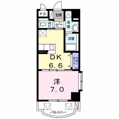 盛キャラバン 501【管理NO：1-022814901-05010】 ★家具家電は申し込み後に搬入します★ ★2026年08月中旬入居可能★の物件画像