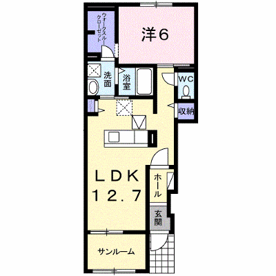カレントヴィラ 104【管理NO：1-022344701-01040】 ★家具家電は申し込み後に搬入します★の物件画像