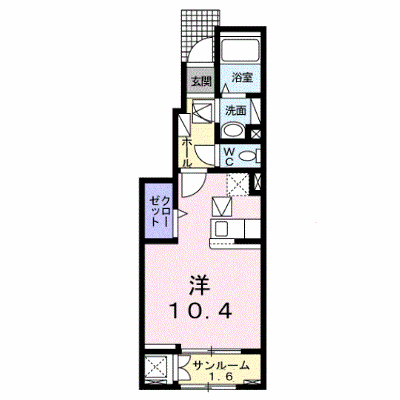プレミアム２２番館 102【管理NO：1-024969802-01020】 ★家具家電は申し込み後に搬入します★の物件画像