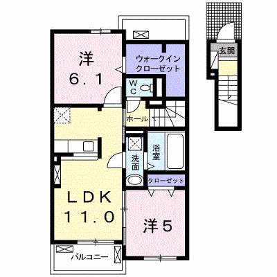ユニットロル四日市Ａ 203【管理NO：1-025431801-02030】 ★家具家電は申し込み後に搬入します★の物件画像