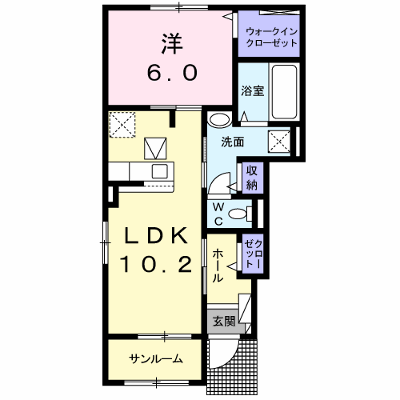 アルモニー　Ⅱ 101【管理NO：1-024865802-01010】 ★家具家電は申し込み後に搬入します★ ★2026年10月中旬入居可能★の物件画像