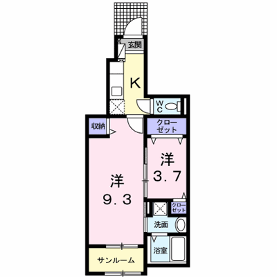 レジデンス・ジール　Ⅰ 103【管理NO：1-024297801-01030】 ★家具家電は申し込み後に搬入します★の物件画像
