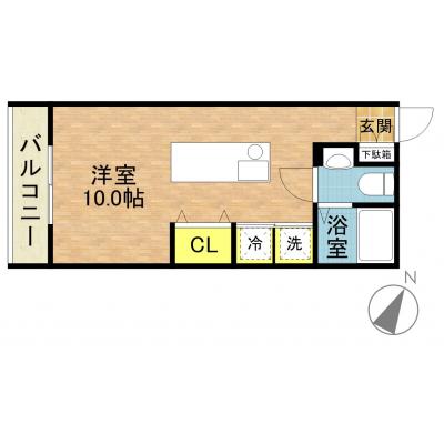 さくらす千代県庁口19【お洒落なキッチン・オートロック付】 の物件画像