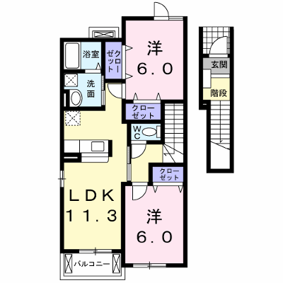 ＣＡＢＩＮ　宮町・Ⅱ 203【管理NO：1-013638202-02030】 ★家具家電は申し込み後に搬入します★ ★2026年09月中旬入居可能★の物件画像