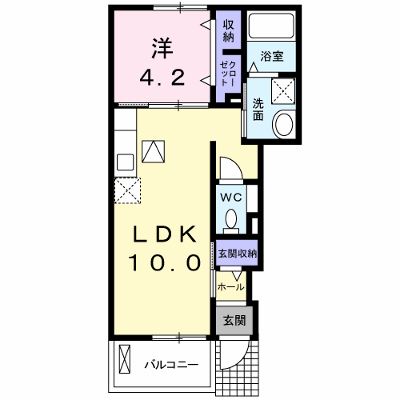 ウィステリア幸陽Ⅰ 102【管理NO：1-023281901-01020】 ★家具家電は申し込み後に搬入します★ ★2026年09月中旬入居可能★の物件画像