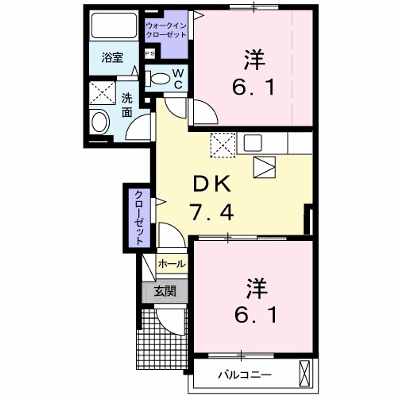 オ・ソレイユ 103【管理NO：1-016809601-01030】 ★家具家電は申し込み後に搬入します★ ★2026年09月中旬入居可能★の物件画像