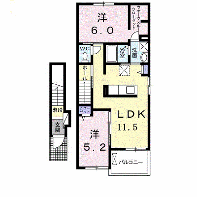 グランアルシュⅣ 202【管理NO：1-022559101-02020】 ★家具家電は申し込み後に搬入します★ ★2026年08月中旬入居可能★の物件画像