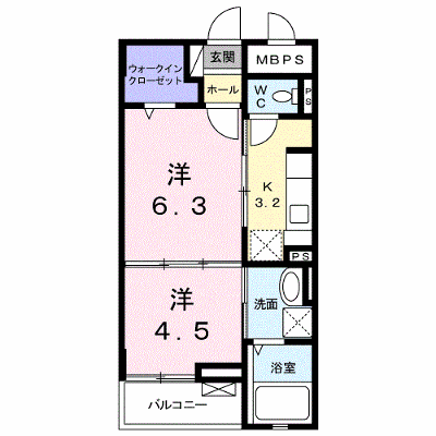 グリシーヌ 201【管理NO：1-022035101-02010】 ★家具家電は申し込み後に搬入します★の物件画像