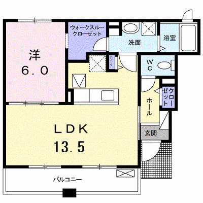 レインボー國府　Ｄ 102【管理NO：1-022046103-01020】 ★家具家電は申し込み後に搬入します★ ★2026年08月中旬入居可能★の物件画像