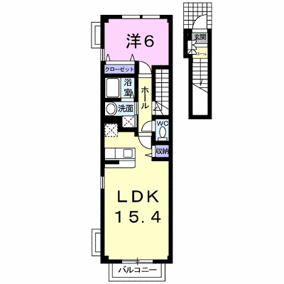 サニーヒル 203【管理NO：1-014628001-02030】 ★家具家電は申し込み後に搬入します★ ★2026年09月中旬入居可能★の物件画像