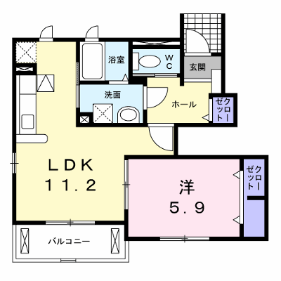メゾ　フォルテ 103【管理NO：1-015523801-01030】 ★家具家電は申し込み後に搬入します★ ★2026年09月中旬入居可能★の物件画像