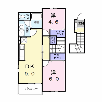 エステート雅 205【管理NO：1-012218701-02040】 ★家具家電は申し込み後に搬入します★ ★2026年09月中旬入居可能★の物件画像