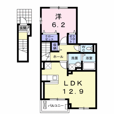 ヒールド・リヴⅠ 202【管理NO：1-020184301-02020】 ★家具家電は申し込み後に搬入します★の物件画像