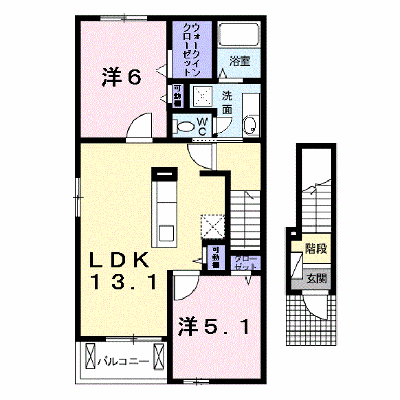 アクアブリーゼⅠ 201【管理NO：1-019496301-02010】 ★家具家電は申し込み後に搬入します★ ★2026年09月中旬入居可能★の物件画像