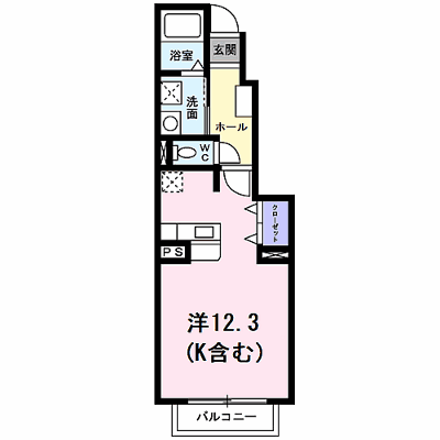 エバーグリーン　Ａ 102【管理NO：1-014990901-01020】 ★家具家電は申し込み後に搬入します★ ★2026年09月上旬入居可能★の物件画像