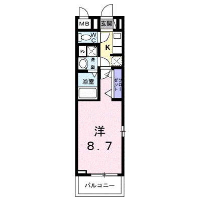 メゾンド・御領町 301【管理NO：1-027656401-03010】 ★家具家電は申し込み後に搬入します★ ★2026年10月上旬入居可能★の物件画像