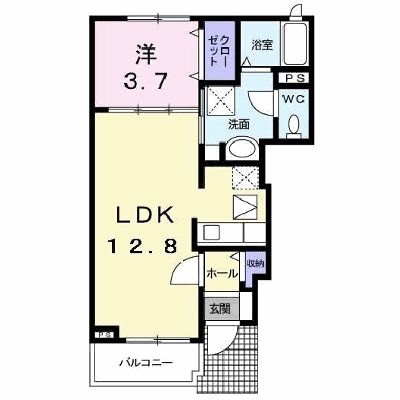 プリムローズガーデン 102【管理NO：1-017015501-01020】 ★家具家電は申し込み後に搬入します★の物件画像