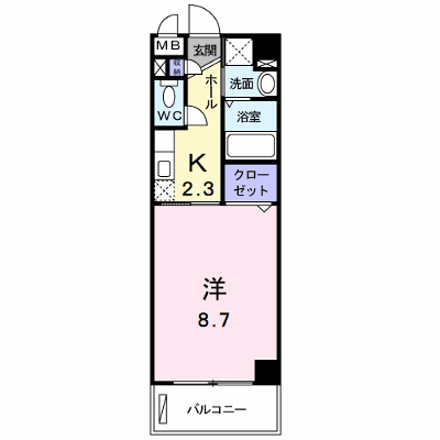 マンション・グラース 306【管理NO：1-013916401-03050】 ★家具家電は申し込み後に搬入します★ ★2026年09月中旬入居可能★の物件画像