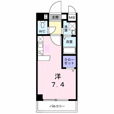 アウローラ冨士 202【管理NO：1-014260901-02020】 ★家具家電は申し込み後に搬入します★ ★2026年09月下旬入居可能★の物件画像