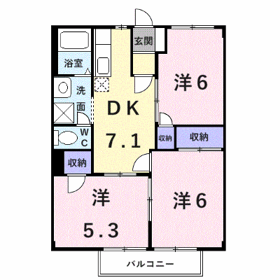 メルヘン館モリ 203【管理NO：1-003763001-02030】 ★家具家電は申し込み後に搬入します★ ★2026年09月下旬入居可能★の物件画像