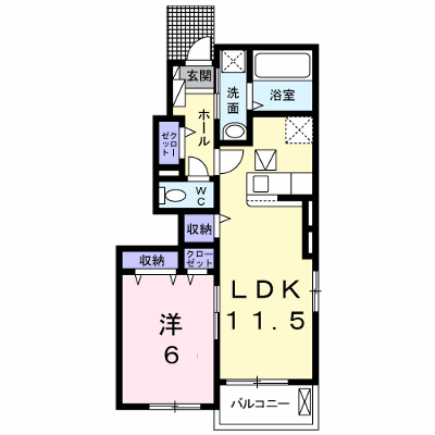 ベル・フランＢ 101【管理NO：1-024718302-01010】 ★家具家電は申し込み後に搬入します★ ★2026年09月中旬入居可能★の物件画像