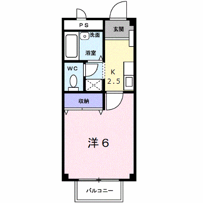 メゾンハッピーⅠ 101【管理NO：1-006451301-01010】 ★家具家電は申し込み後に搬入します★の物件画像