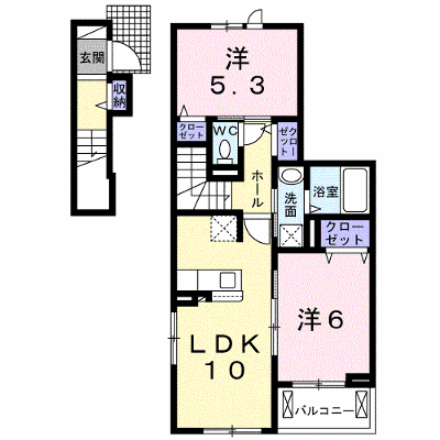 ドルチェ八幡西 206【管理NO：1-026203301-02050】 ★家具家電は申し込み後に搬入します★ ★2026年08月下旬入居可能★の物件画像