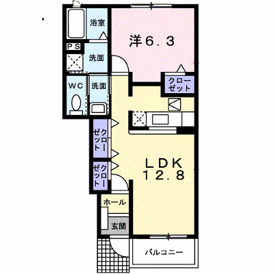 エスト　メゾン 102【管理NO：1-014365201-01020】 ★家具家電は申し込み後に搬入します★ ★2026年09月中旬入居可能★の物件画像