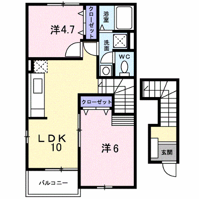 メゾン・ド・ソレイユＣ 201【管理NO：1-013548303-02010】 ★家具家電は申し込み後に搬入します★ ★2026年10月下旬入居可能★の物件画像