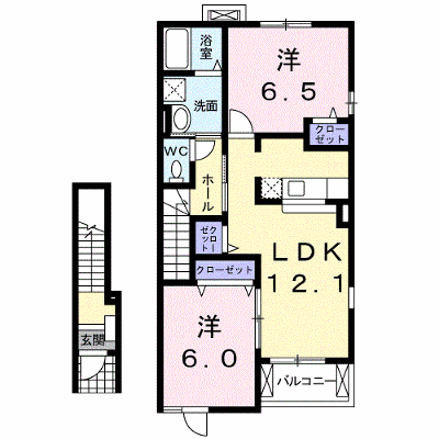 グローリー花立Ⅲ 202【管理NO：1-015297601-02020】 ★家具家電は申し込み後に搬入します★ ★2026年09月下旬入居可能★の物件画像