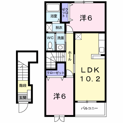 ファンタスティック　ライフ　Ⅰ 202【管理NO：1-015068301-02020】 ★家具家電は申し込み後に搬入します★ ★2026年09月中旬入居可能★の物件画像