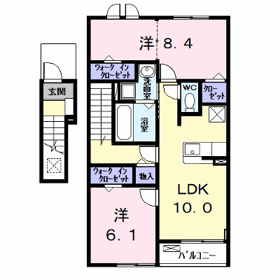 カーサみやびⅧ 203【管理NO：1-028320602-02030】 ★家具家電は申し込み後に搬入します★ ★2026年10月上旬入居可能★の物件画像