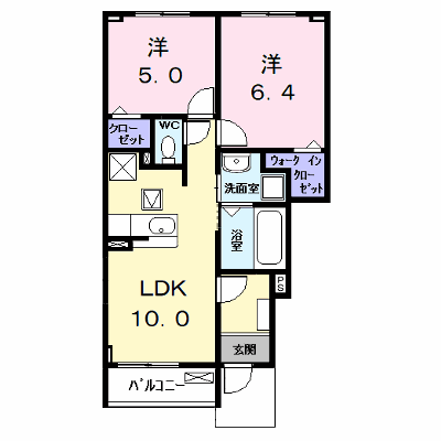 カーサみやびⅦ 102【管理NO：1-028320601-01020】 ★家具家電は申し込み後に搬入します★ ★2026年10月上旬入居可能★の物件画像