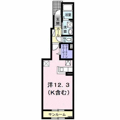 プリムローズⅣ 101【管理NO：1-022262001-01010】 ★家具家電は申し込み後に搬入します★ ★2026年09月下旬入居可能★の物件画像