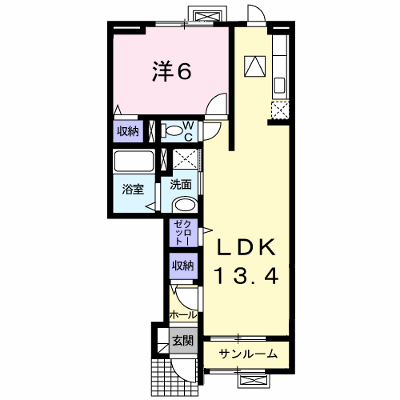 リベルテⅡ 102【管理NO：1-014665002-01020】 ★家具家電は申し込み後に搬入します★ ★2026年11月中旬入居可能★の物件画像