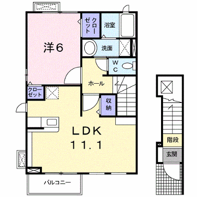 シュティルシェーネⅡ 201【管理NO：1-015778101-02010】 ★家具家電は申し込み後に搬入します★ ★2026年09月上旬入居可能★の物件画像