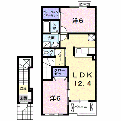 ラフレシール　メゾン　Ａ 202【管理NO：1-016205201-02020】 ★家具家電は申し込み後に搬入します★ ★2026年09月中旬入居可能★の物件画像