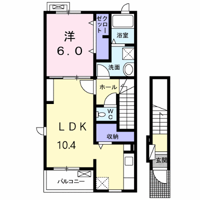 コンフォート夕顔 201【管理NO：1-022891401-02010】 ★家具家電は申し込み後に搬入します★ ★2026年09月中旬入居可能★の物件画像