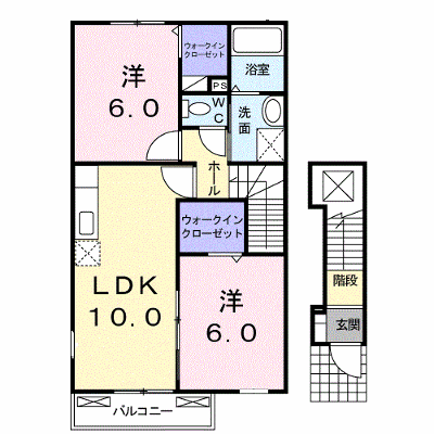 パレドールＡ 201【管理NO：1-017067701-02010】 ★家具家電は申し込み後に搬入します★ ★2026年09月下旬入居可能★の物件画像
