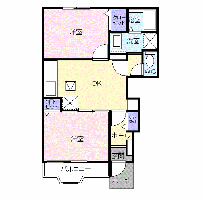 メゾントールＨＩＲＯ 102【管理NO：1-013506801-01020】 ★家具家電は申し込み後に搬入します★ ★2026年09月上旬入居可能★の物件画像
