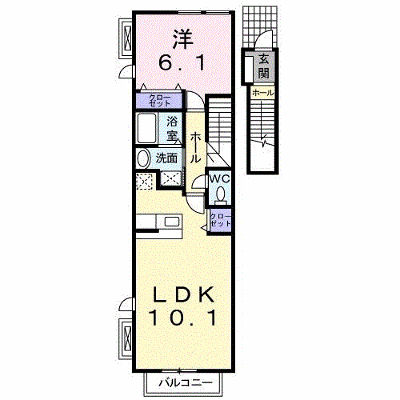 アウローラⅠ 203【管理NO：1-016683201-02030】 ★家具家電は申し込み後に搬入します★ ★2026年09月上旬入居可能★の物件画像