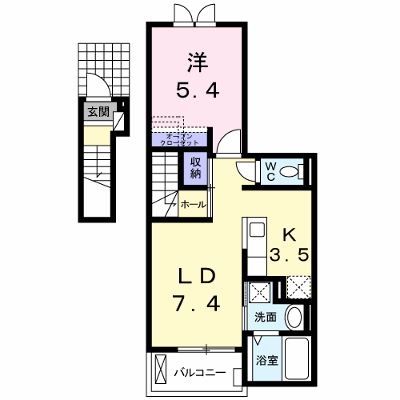 ノイクラール 204【管理NO：1-017797601-02040】 ★家具家電は申し込み後に搬入します★ ★2026年09月下旬入居可能★の物件画像