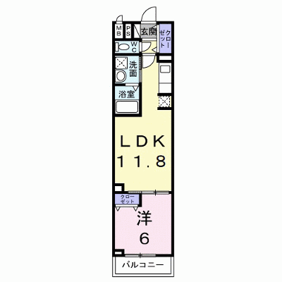 グランデ蒲生茜町 402【管理NO：1-028151201-04020】 ★家具家電は申し込み後に搬入します★の物件画像
