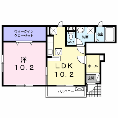 オランジュ・ボヌール 101【管理NO：1-017703101-01010】 ★家具家電は申し込み後に搬入します★ ★2026年11月中旬入居可能★の物件画像