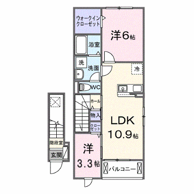 スカイチェリー 206【管理NO：1-028703601-02050】 ★家具家電は申し込み後に搬入します★ ★2027年02月上旬入居可能★の物件画像