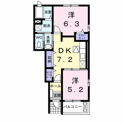 プリティー　ハウスⅡ 103【管理NO：1-014921102-01030】 ★家具家電は申し込み後に搬入します★ ★2026年09月中旬入居可能★の物件画像