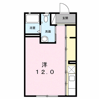 プランドール野中Ａ 201【管理NO：1-099304101-02010】 ★家具家電は申し込み後に搬入します★ ★2026年09月中旬入居可能★の物件画像
